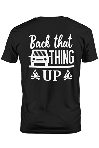 StoryGift Romania Tricou bărbătesc cu o mașină și textul „back That Thing Up”...