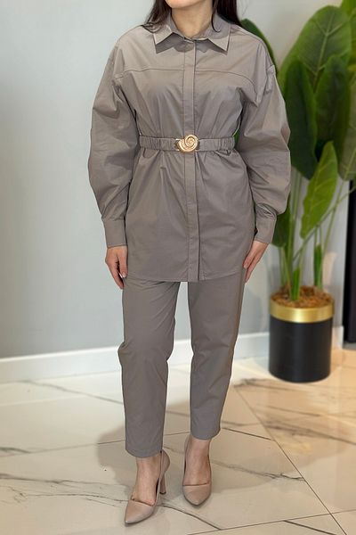Missemramiss Casual Suit 4812 Mink