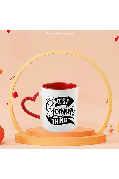 StoryGift Romania Gemini zodiac mug with the message "It's a Gemini thing", illustration, zodiac, astrol, With,STG