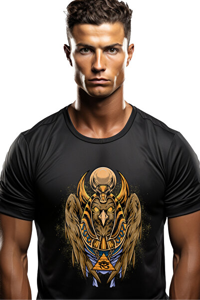 StoryGift Romania Ανδρικό T-shirt με Χώρο, Αίγυπτο, Θεό, Μυθολογία, Φτερά, με...