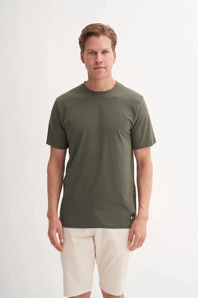 Cazador Crew Neck Regular Fit Comfortable Lycra Plain T-Shirt 4142