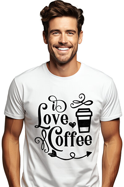 StoryGift Romania Tricou bărbătesc cu o inimă pentru iubitorii de cafea și te...