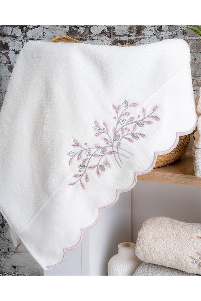 Hazangülü Buldan Üretim Dowry İmre Cotton 6-Piece Kitchen Towels I 30X50