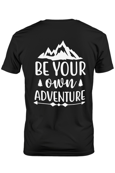 StoryGift Romania Men's T-shirt with illustration showing mountains and the m...