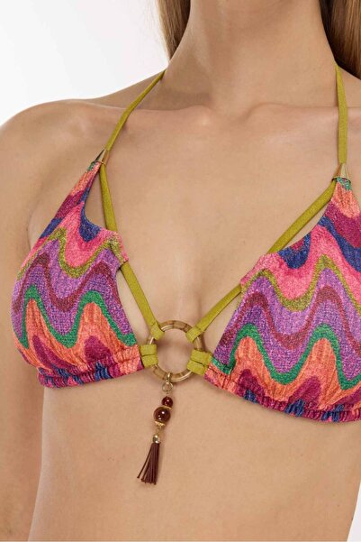 AYYILDIZ 5633 Pink Glitter Bikini Set