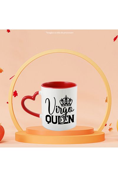 StoryGift Romania Virgo zodiac sign mug, illustration, zodiac sign, astrology, symbol, sign, queen, chorus, With, STG