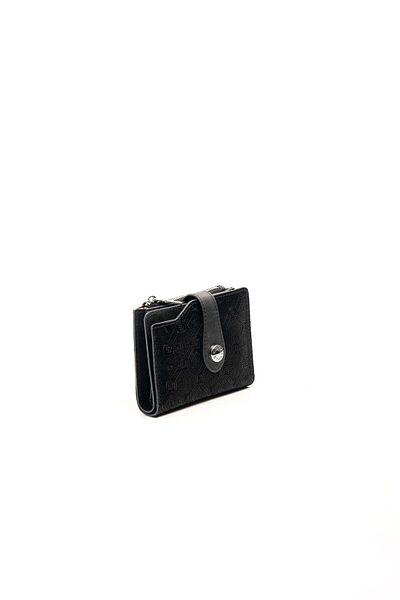 Silver Polo Silver & Polo Black Sp1181 Women's Wallet & Card Holder