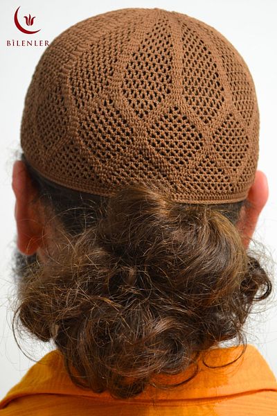 Bilenler Men's Knitted Skullcap |   Breathable Standard Size Skullcap Ideal for Hajj and Umrah (5 Pieces)