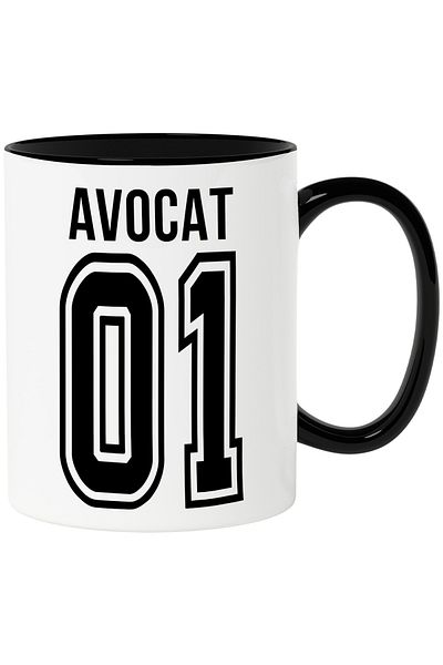StoryGift Romania Mug With Text Lawyer, and Number 01, Best, Appreciation, Personalized, 330m, With,STG