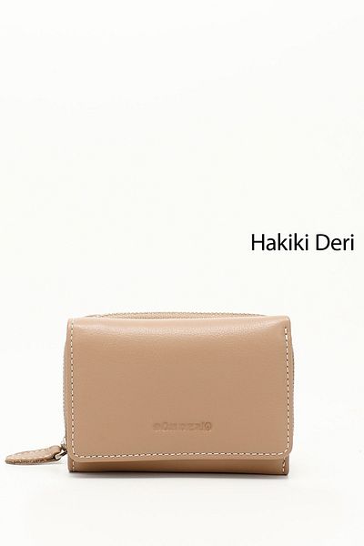 GÖNDERİ(R) VİZONA BROWN Genuine Leather Women's Wallet 06275
