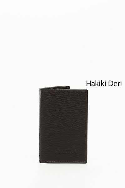 GÖNDERİ(R) КАФЯВ Унисекс картодържател Gön от естествена кожа 06205
