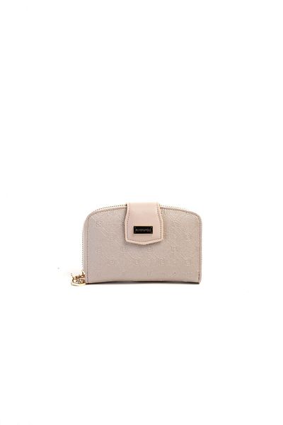 Silver Polo Silver & Polo Beige Sp874 Women's Wallet & Card Holder