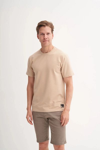 Cazador Crew Neck Regular Fit Comfortable Lycra Plain T-Shirt 4142