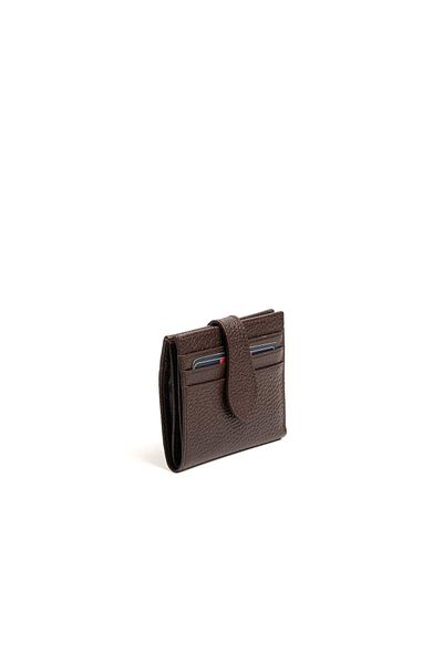 Silver Polo Silver & Polo Brown Sp1190 Unisex Wallet & Card Holder