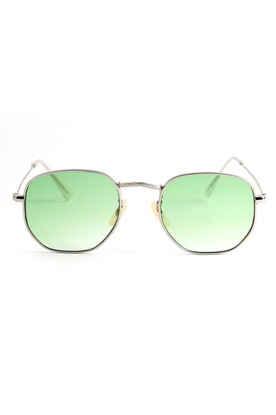 ModaLand Chester Pentagonal Men's & Women's Uv 400 Glass Ce Certified Sunglasses