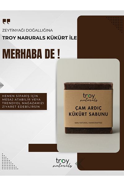 Troy Naturals Natural Pine Juniper Sulfur Soap