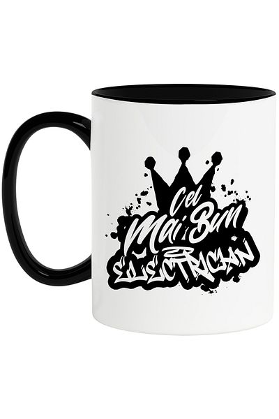 StoryGift Romania Mug For The Best Electrician, Appreciation, Gift, Reward, Thank You, 330m, With ,STG
