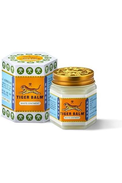 Tiger Balm Tiger Balm White Ointment 30g –Pain Relief for Headache, Nasal Congestion, Muscle Aches