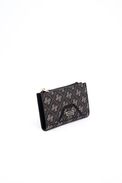 Silver Polo Silver & Polo Smoked - Black Sp1056 Women's Wallet & Card Holder