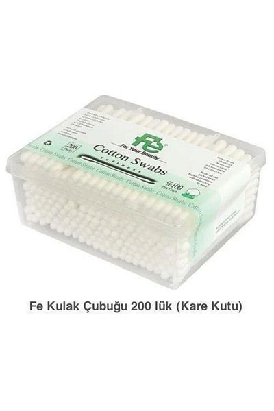 Fe Ear Stick 200 Pieces Square