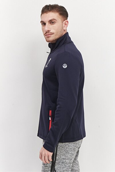 North Sails Men Sportswear Fit Long Sleeve Outdoor Sweatshirt, Navy Blue