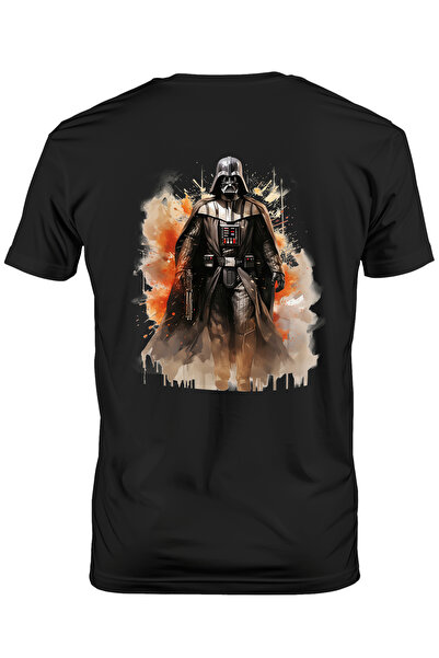 StoryGift Romania Tricou bărbătesc Darth Vader, Star Wars, SF, Răufăcători, A...