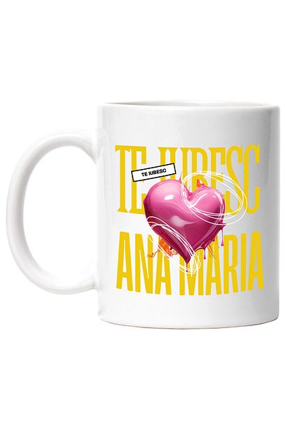 StoryGift Romania Cana Te Iubesc Ana Maria, Dragoste, Inima, Iubire, Sfantul Valentin, Dragobete, , Cu ,STG