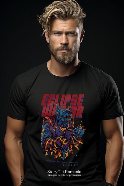 StoryGift Romania Men's T-shirt With Message In English Eclipse Warrior, Werewolf, Mutant, X-men, Marvel, With I Stg