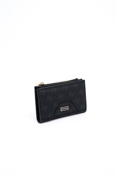 Silver Polo Silver & Polo Black Sp1056 Women's Wallet & Card Holder