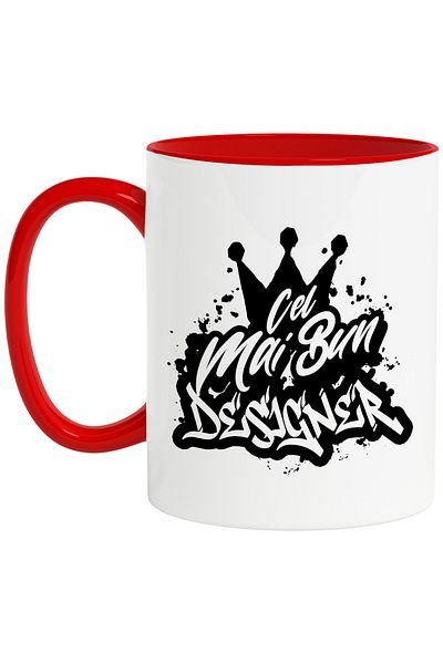 StoryGift Romania Mug For The Best Designer, Appreciation, Gift, Reward, Thank You, 330ml, , With ,STG