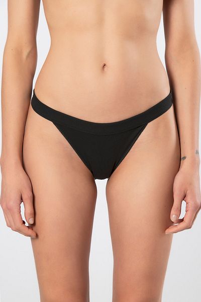 TÜREN 931 Γυναικείο στρινγκ Lycra Ribbed 2 Πακ
