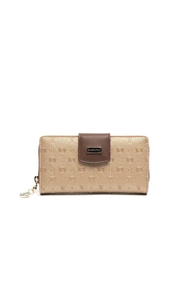 Silver Polo Silver & Polo Bronze - Brown Sp928 Women's Wallet & Card Holder