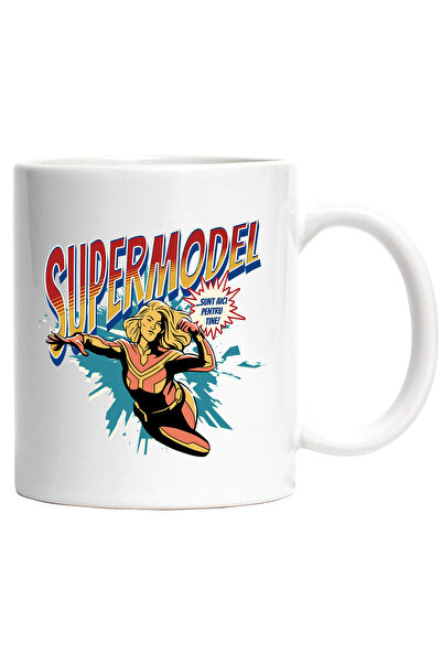 StoryGift Romania Super Model Mug, Superhero I'm Here For You, 330ml, Ceramic with White Handle, With Ma,STG