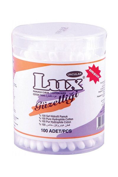 LUX أعواد الأذن القطنية 100 قطعة