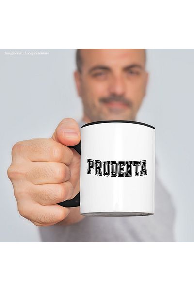 StoryGift Romania Prudent Mug, Motivational Message, Inspirational Text, Self Care, 330ml, Ceramic, With ,STG