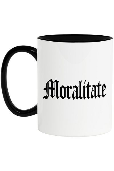 StoryGift Romania Morality Mug, Motivational Message, Word, Inspirational Text, Self Care, 330m, With ,STG