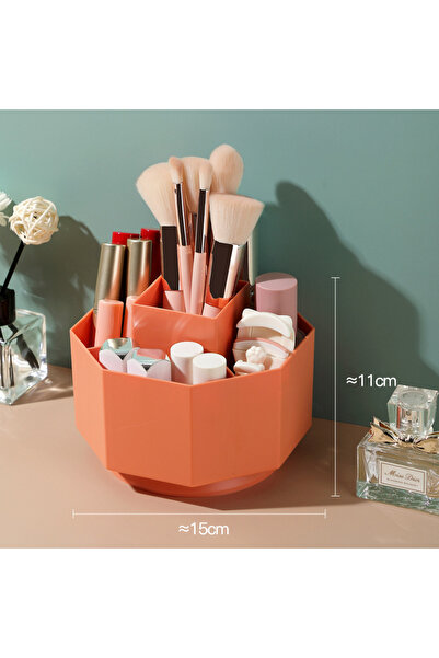 Viyogo Cutie De Depozitare Pensule De Machiaj, Rotativ 360°, 5 Compartimente,...