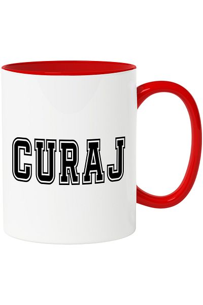 StoryGift Romania Courage Mug, Motivational Message, Inspirational Text, Self Care, 330ml, Ceramic with, With, STG