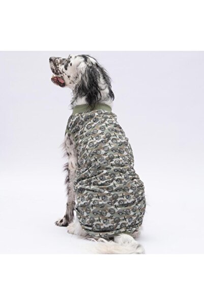 Pawstar Air Army Büyük Köpek Tişörtü - Köpek Kıyafeti (15 KG-45 KG)