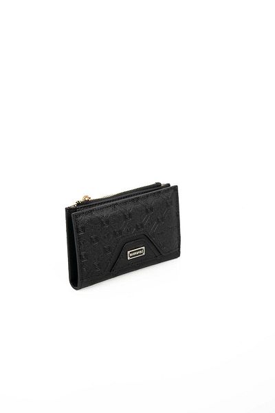 Silver Polo Silver & Polo Black Sp1056 Women's Wallet & Card Holder
