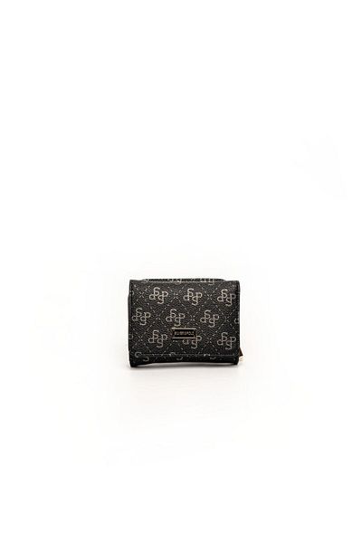 Silver Polo Silver & Polo Black - Platinum Sp1172 Women's Wallet & Card Holder