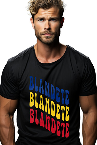 StoryGift Romania Tricou bărbătesc Cuvântul Bunătate, În Culorile Drapelului ...