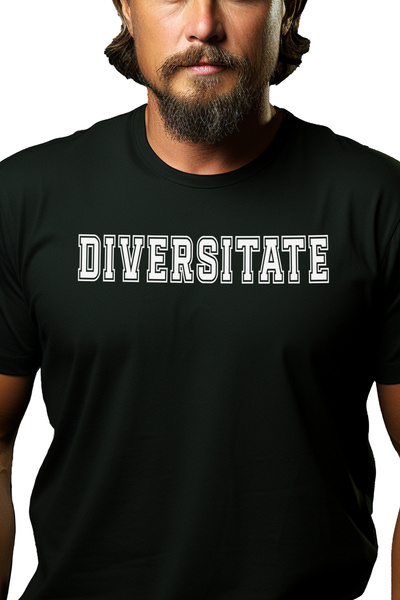 StoryGift Romania Tricou bărbătesc Diversitate, mesaj motivațional, text insp...