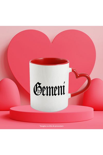 StoryGift Romania Gemini Mug, Motivational Message, Word, Inspirational Text, Self Care, 330ml, C, Cu,STG