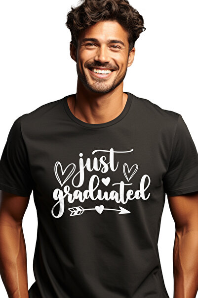 StoryGift Romania Tricou bărbătesc cu inimioare pentru cei care tocmai au abs...