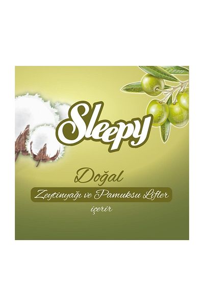 Sleepy Natural Olive Oil Wet Towel Wipes 90 Pieces