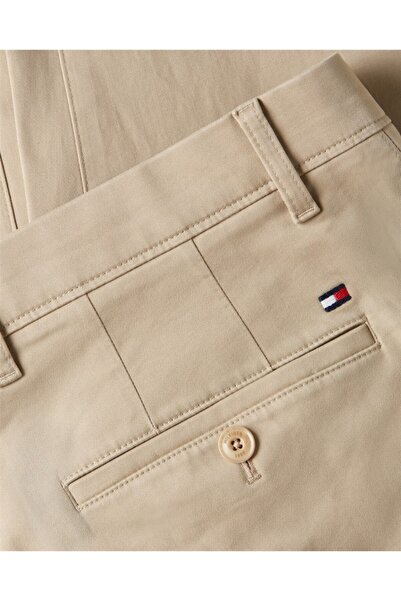 Tommy Hilfiger DENTON CHINO SATIN Erkek Bej Pantolon - MW0MW37873