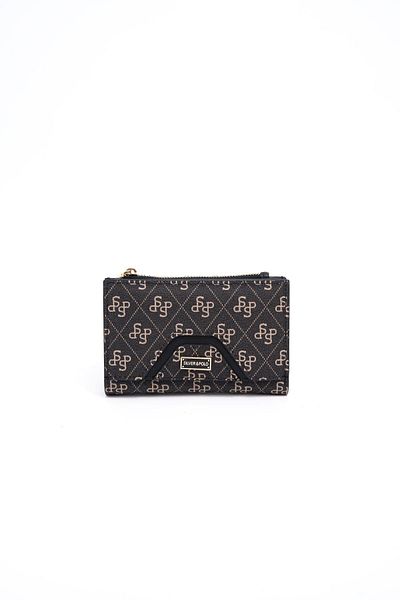 Silver Polo Silver & Polo Smoked - Black Sp1056 Women's Wallet & Card Holder
