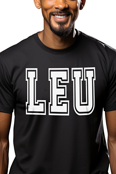 StoryGift Romania Tricou bărbătesc cu Leo, mesaj motivațional, text inspirați...