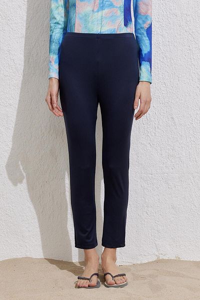 KADRİYE BAŞTÜRK Μαγιό Hijab Παντελόνι Σωλήνας Μπλε Navy Blue